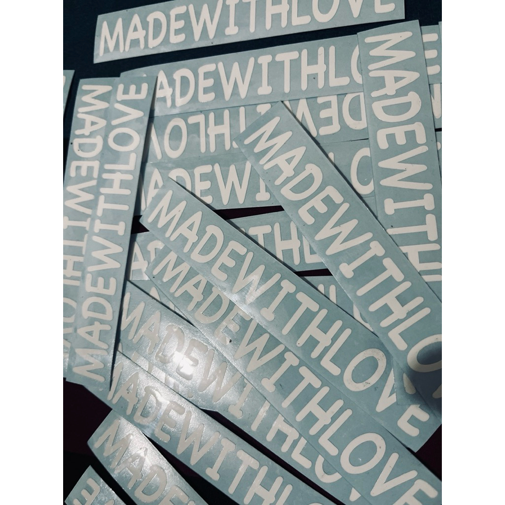

stiker made with love