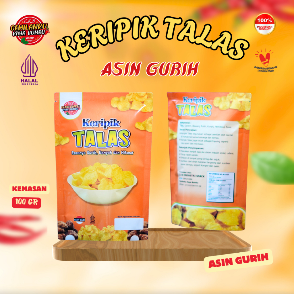 

Cemilanku - Keripik Talas Renyah Kemasan