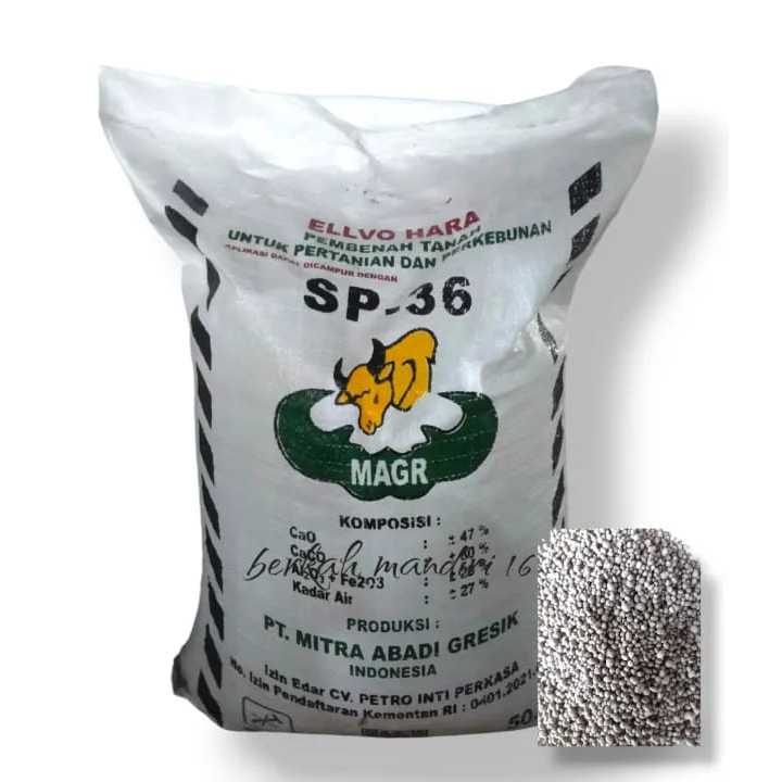 Pupuk organik tsp 36 1kg - 5kg untuk penyerbukan bibit dan tanaman