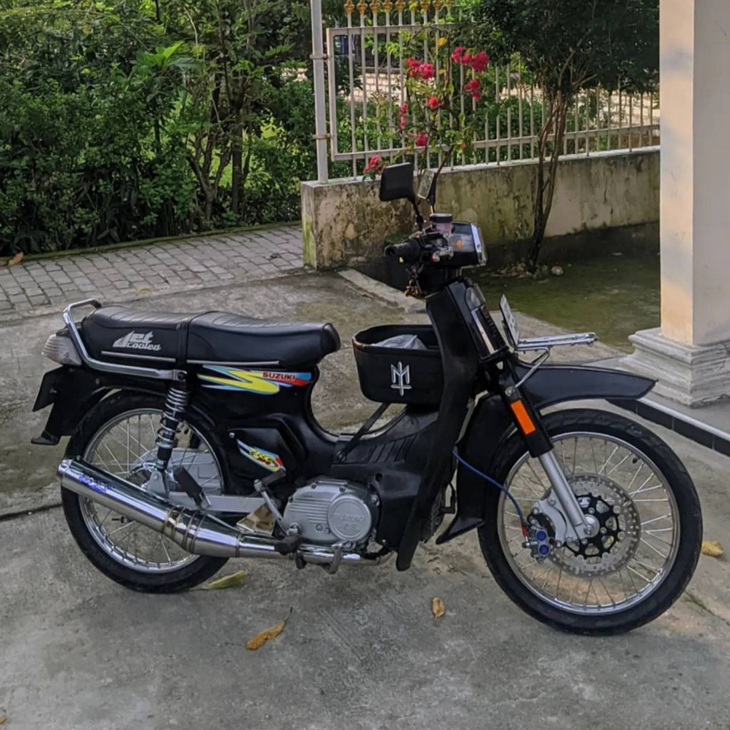 Knalpot Suzuki Bravo Rc 100 Rc 80 Bambu Thailand Kyx Racing