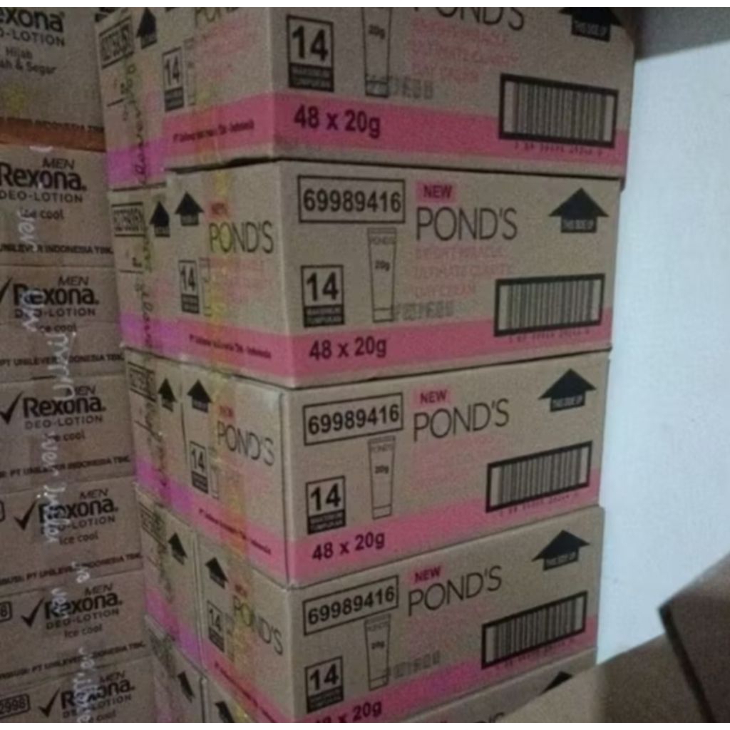 GROSIR PRODUK UNILEVER( ISI TULIS DICATATAN) PONDS, GLOW LOVELY DLL