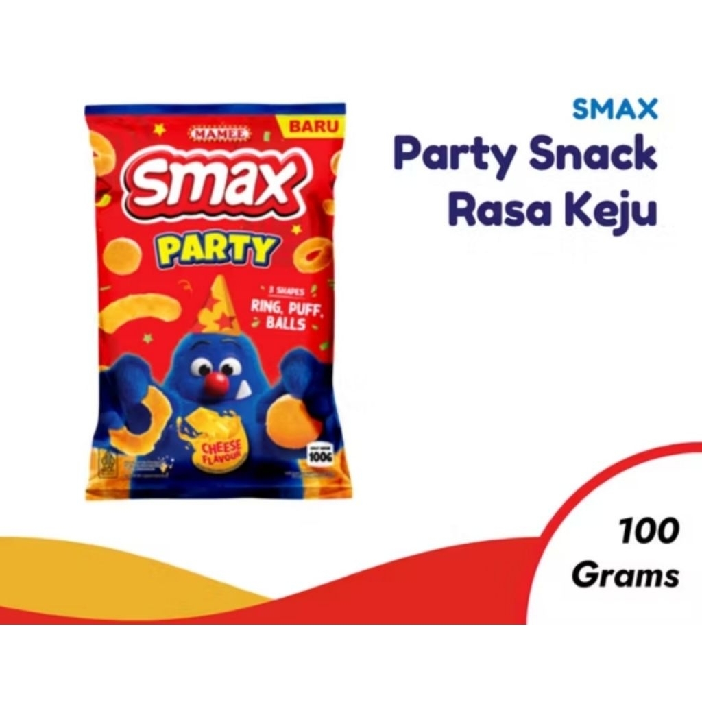 

SMAX PARTY SNACK RASA KEJU 100G
