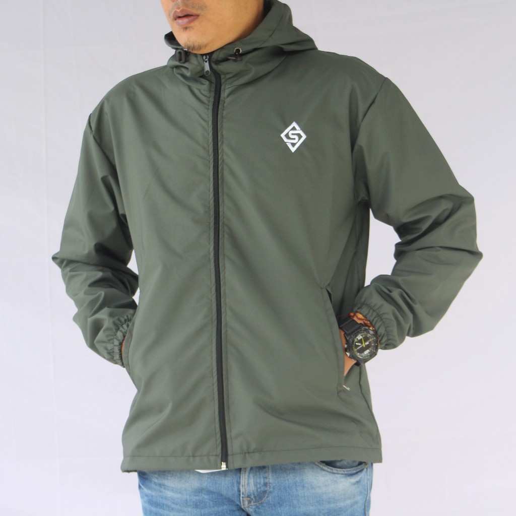 Jaket parasut Anti UV Olahraga Jaket parasut  Olahraga Running Lari fitness pria Wanita