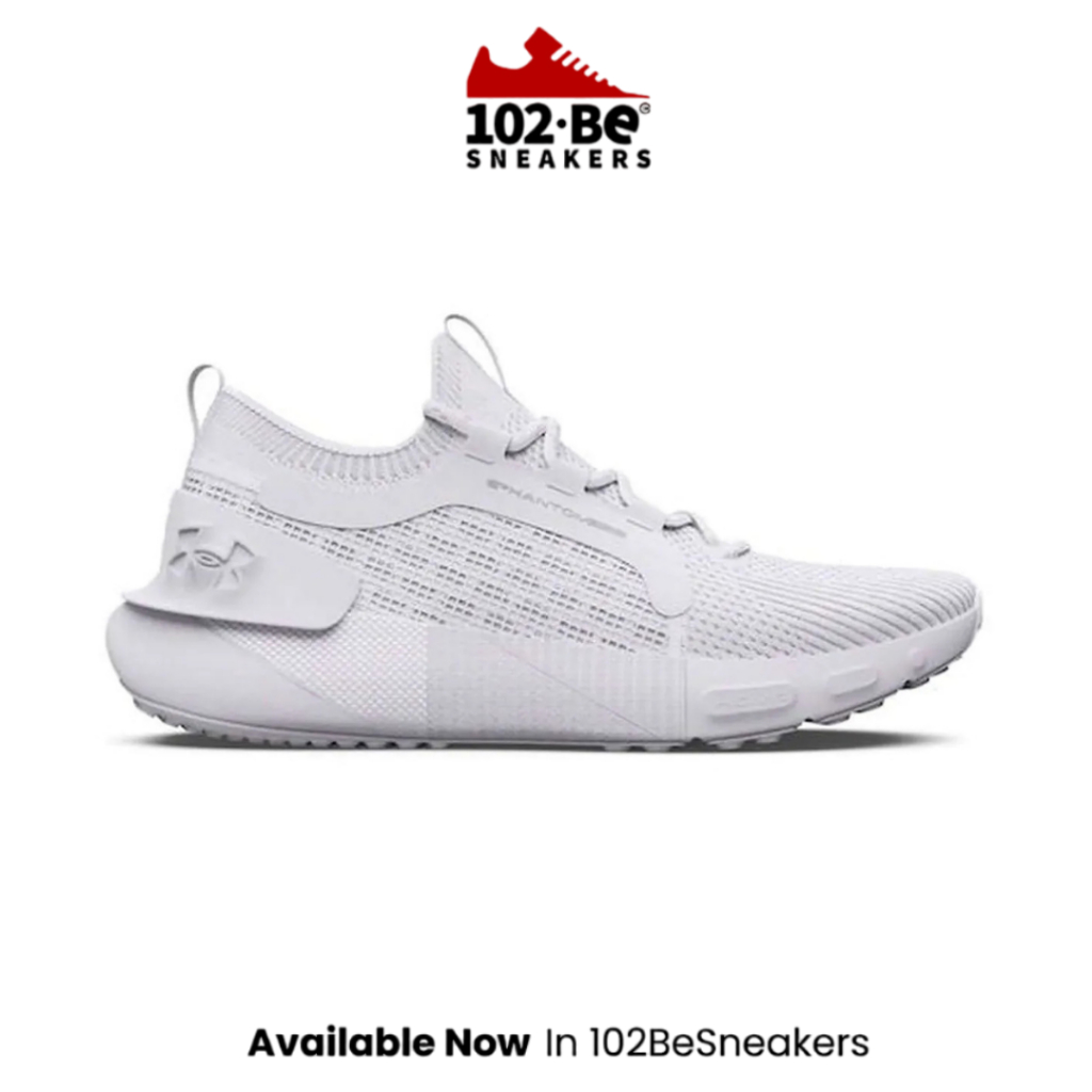 Sepatu Running UA Men's HOVR Phantom 3 SE Triple White