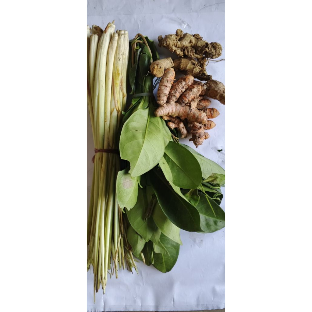 

paket bumbu dapur sereh kunyit jahe terlaris fresh