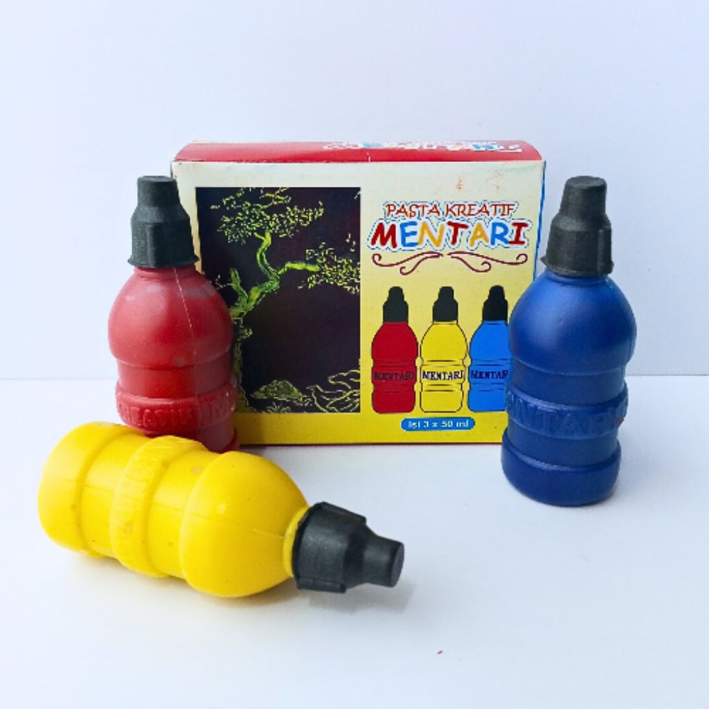 

PASTA KREATIF MANDIRI 1PACK [ 50ML X 3 WARNA) CAT LUKIS ANAK