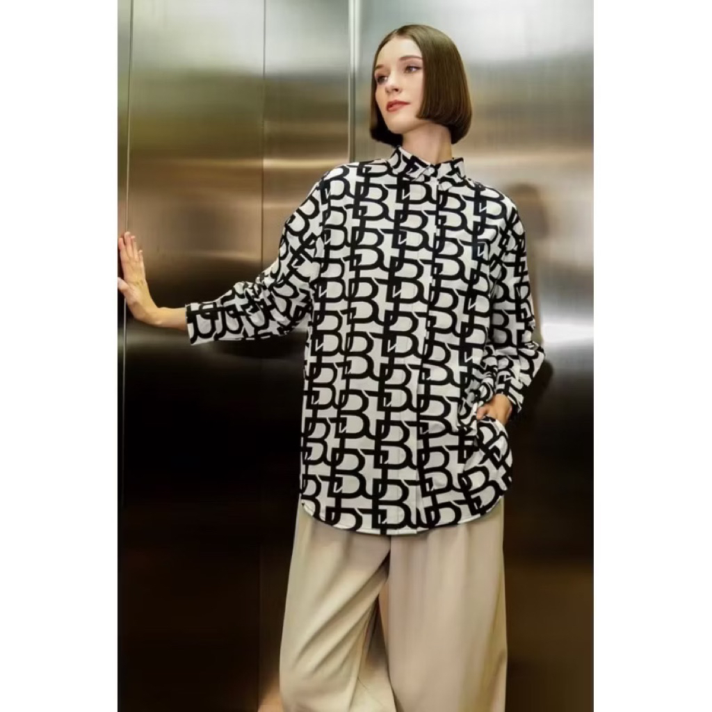 Nata shirt monogram benang jarum