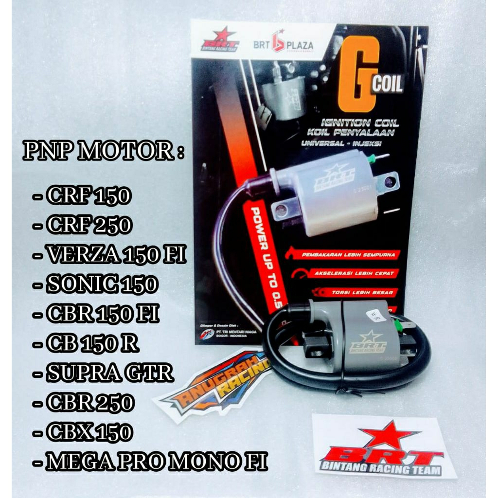 COIL BRT KOIL G-SUPER INJEKSI SONIC 150 CB 150 R LED CBR 150 LED SUPRA GRT 150 CBR 250 VERZA 150 FI 