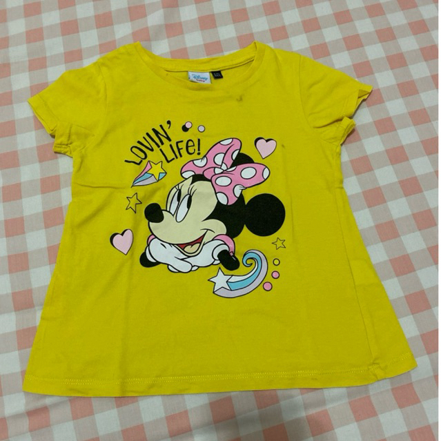 Preloved Kaos Anak Perempuan Warna Kuning