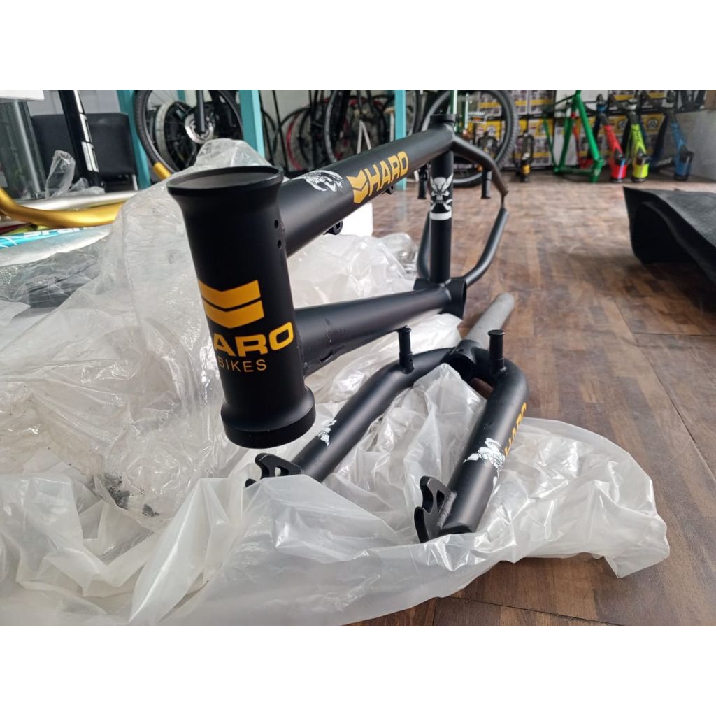 FRAME SET BMX HARO BIKES BB USA MID SCHOOL OSBMX STREET BMX NOS BANYAK BONUS