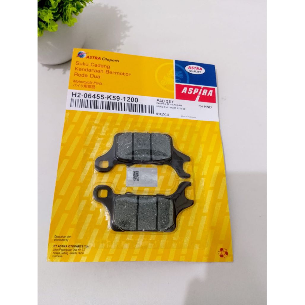 Kampas rem Depan Vario 125 ESP Vario 150 ESP Vario 160 genio 100% ORIGINAL ASPIRA