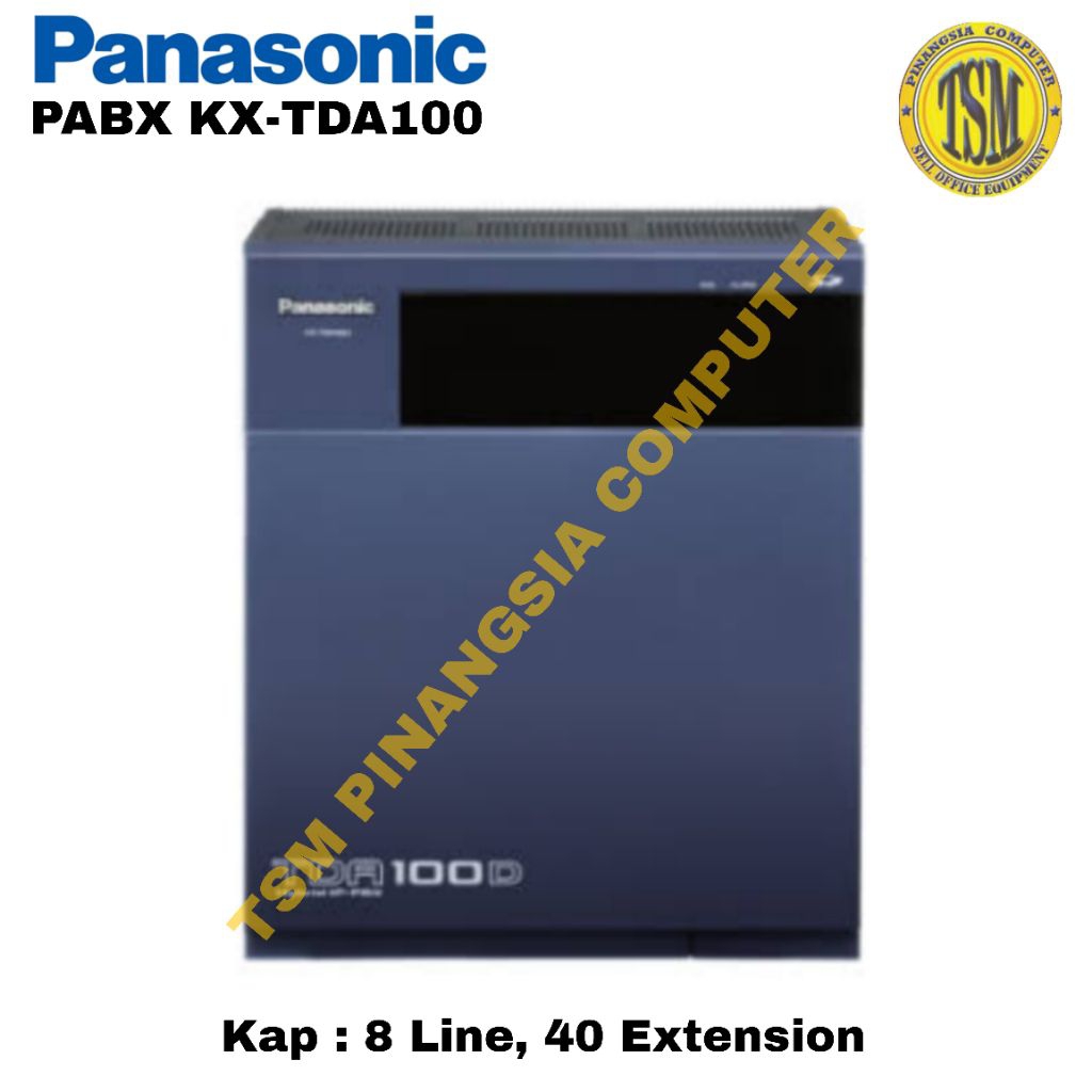 Hybird IP PABX Panasonic KX-TDA100 ( 8 Line 40 Extension ) / Panasonic KX TDA 100