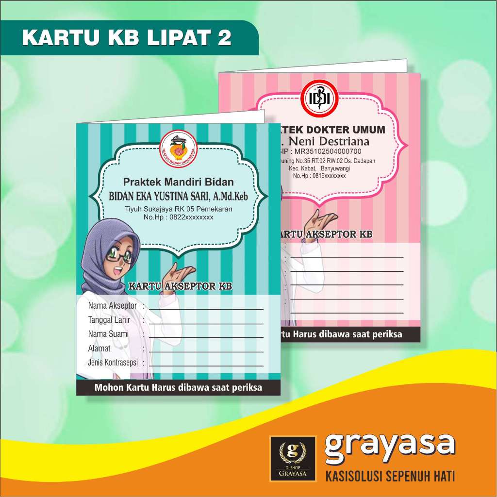 

KARTU AKSEPTOR KB LIPAT 2 MURAH