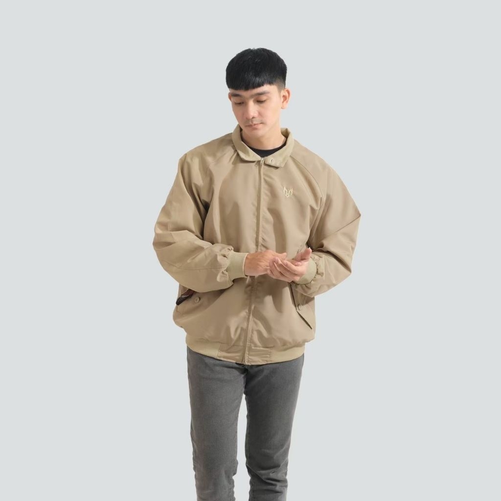 Jaket Harrington Mcvois Cream