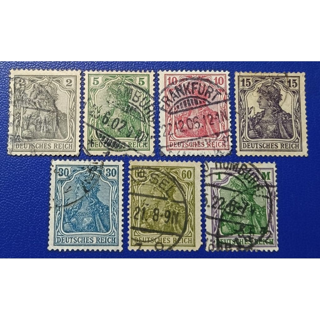 

Prangko Lawas LN German Lama Clasik 7 Keping