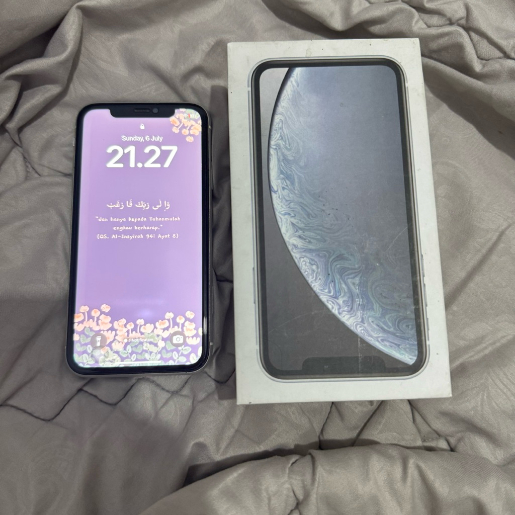 Preloved IPhone XR, White, 64GB