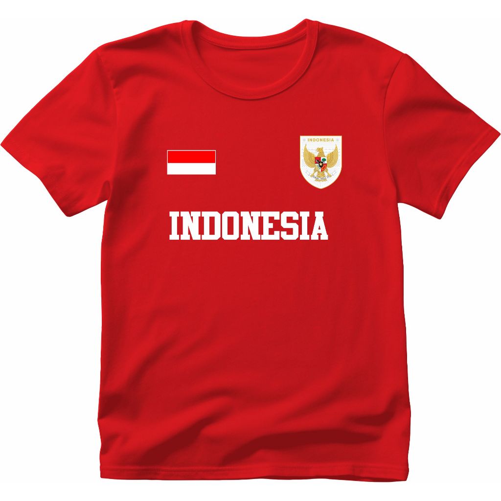 KAOS ANAK-ANAK JERSEY TIMNAS INDONESIA TERBARU 2025 V2 | KAOS TIMNAS INDONESIA