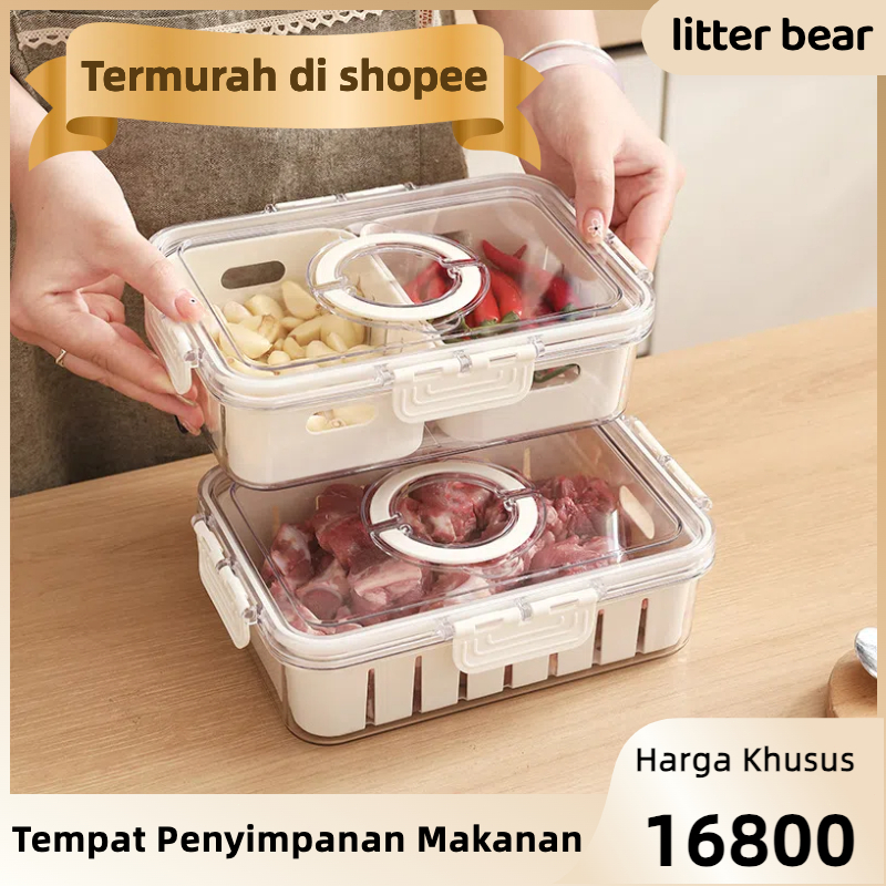 ID' FOOD CONTAINER KULKAS/TEMPAT SIMPAN KULKAS/WADAH KULKAS KOTAK PENYIMPANAN/BOX CONTAINER