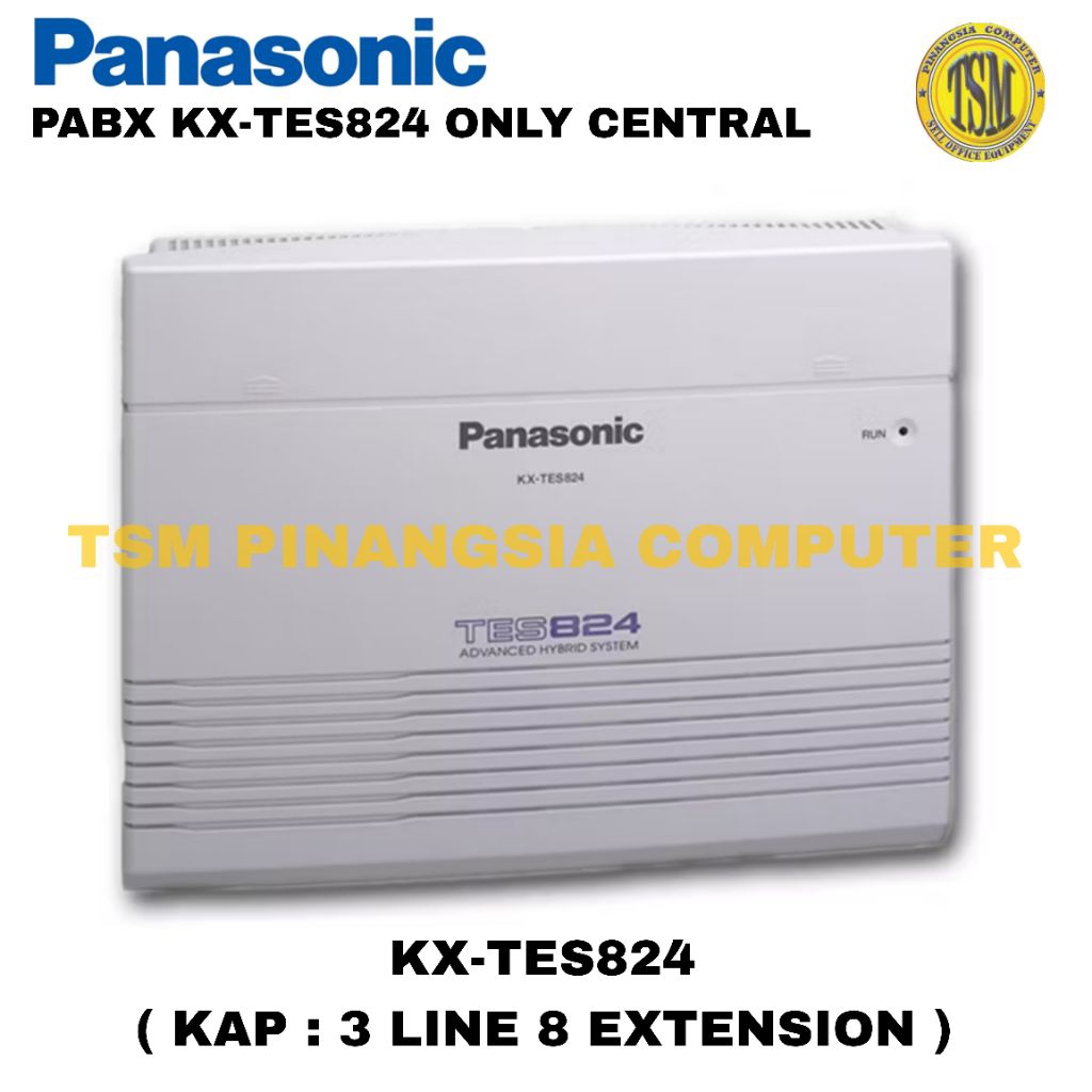 PABX Panasonic KX-TES824 Kapasitas 3 Line - 8 Extention
