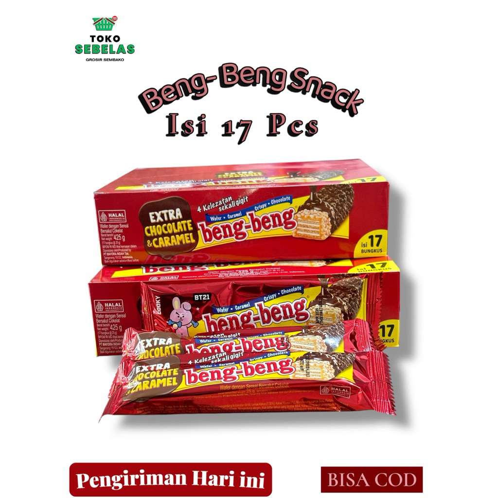 

Beng - Beng Wafer Isi 17 Pcs 25gr