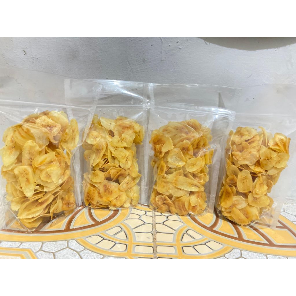 

kripik pisang kepok di jamin renyah banget