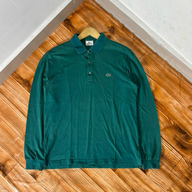 Polo Longsleeve Green Second
