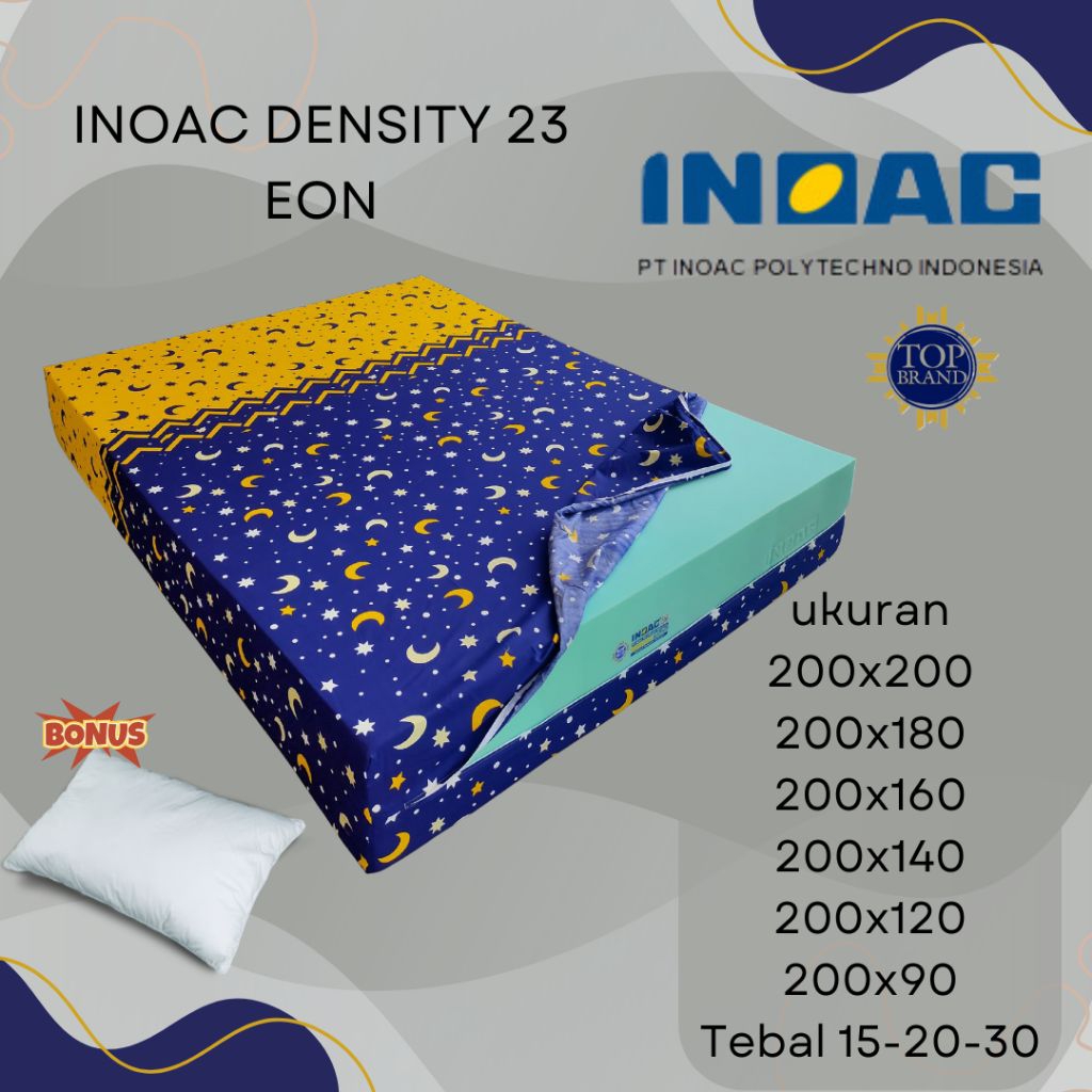 KASUR BUSA INOAC, KASUR BUSA INOAC TYPE EON D23, INOAC ORIGINAL 100%,KASURBUSA, KASUR ,KASUR BUSA