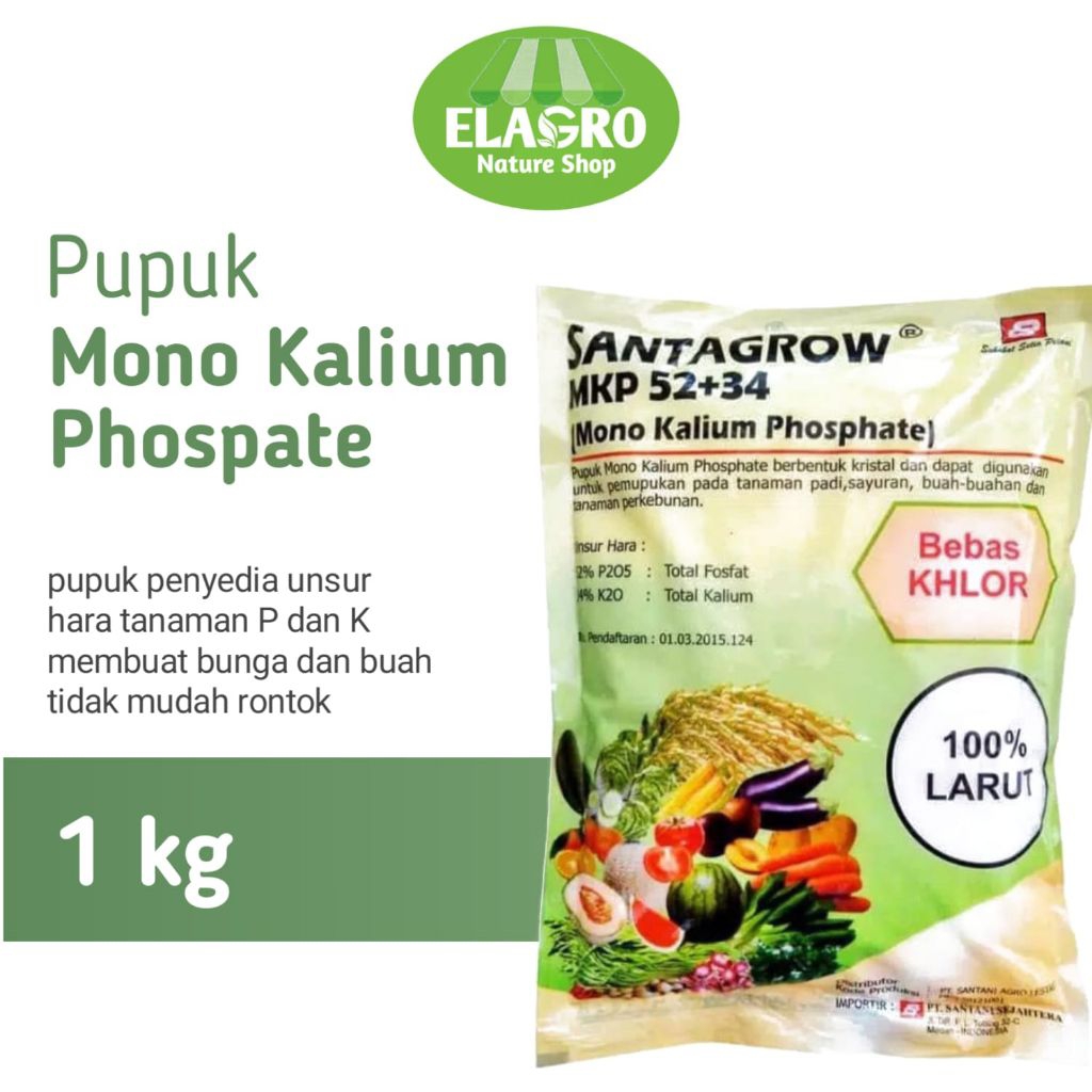 pupuk MKP mono kalium phospate 1 kg