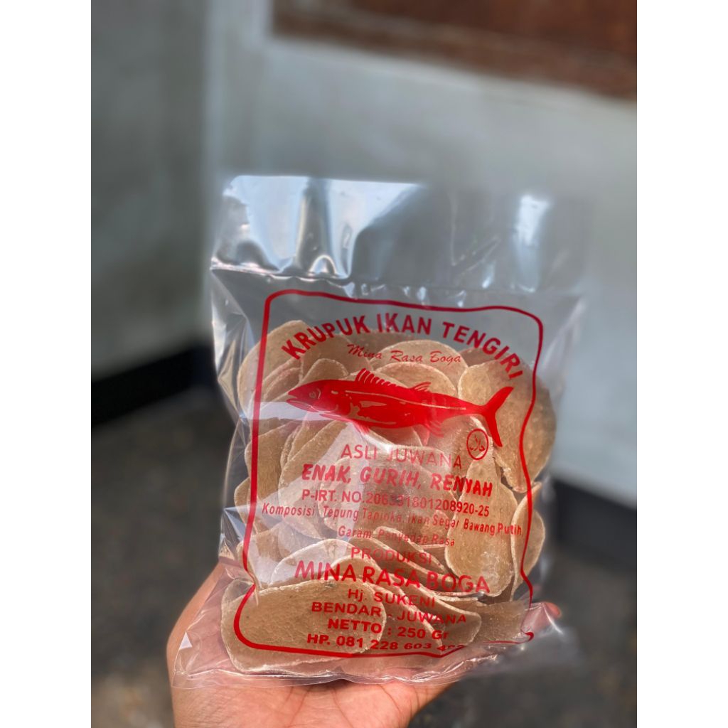 

Krupuk ikan tengiri khas Juwana (250g)