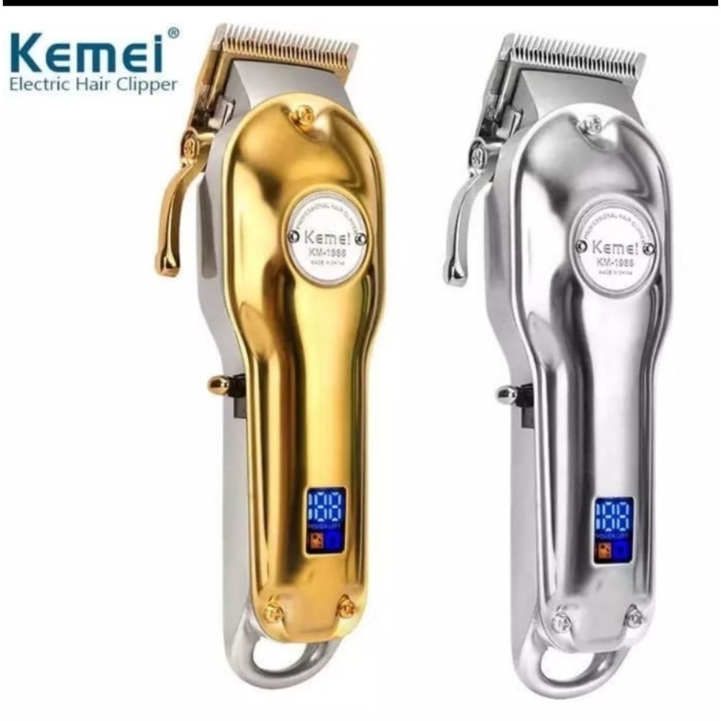 Kemei KM 1986 Alat Cukur Rambut Hair Clipper Electric Cordless Professional Mesin Cukuran KM-1986