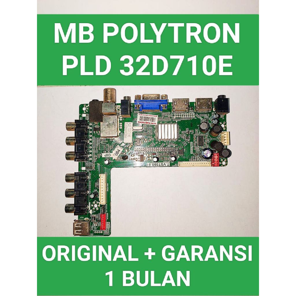 Mb Polytron PLD32D710E  Mainboard Polytron PLD32D710E Mesin Polytron PLD32D710E Module Polytron PLD3