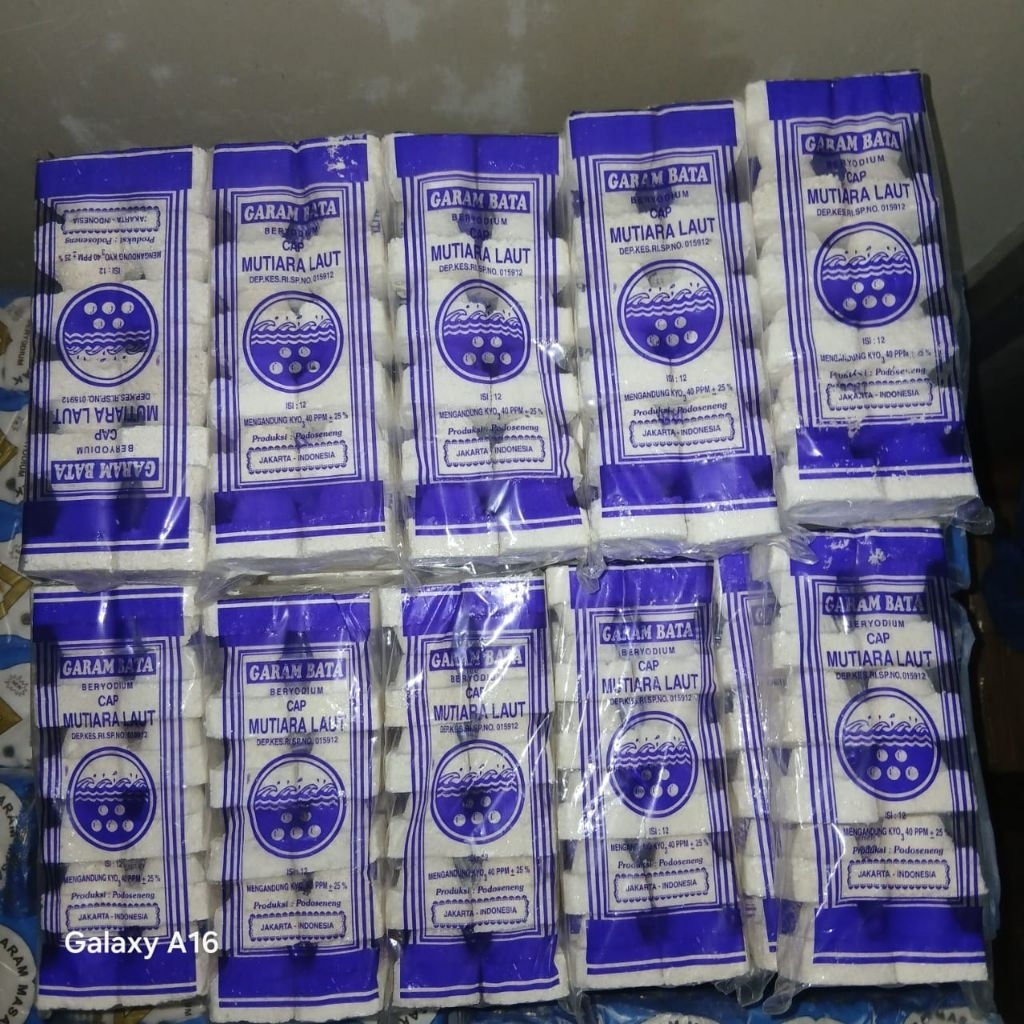

Diskon Garam Bata/Garam Masak BERYODIUM Isi 12pcs