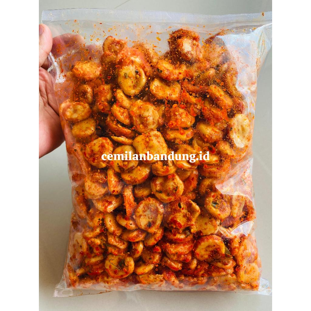

kerupuk udang koin 1kg pedas daun jeruk