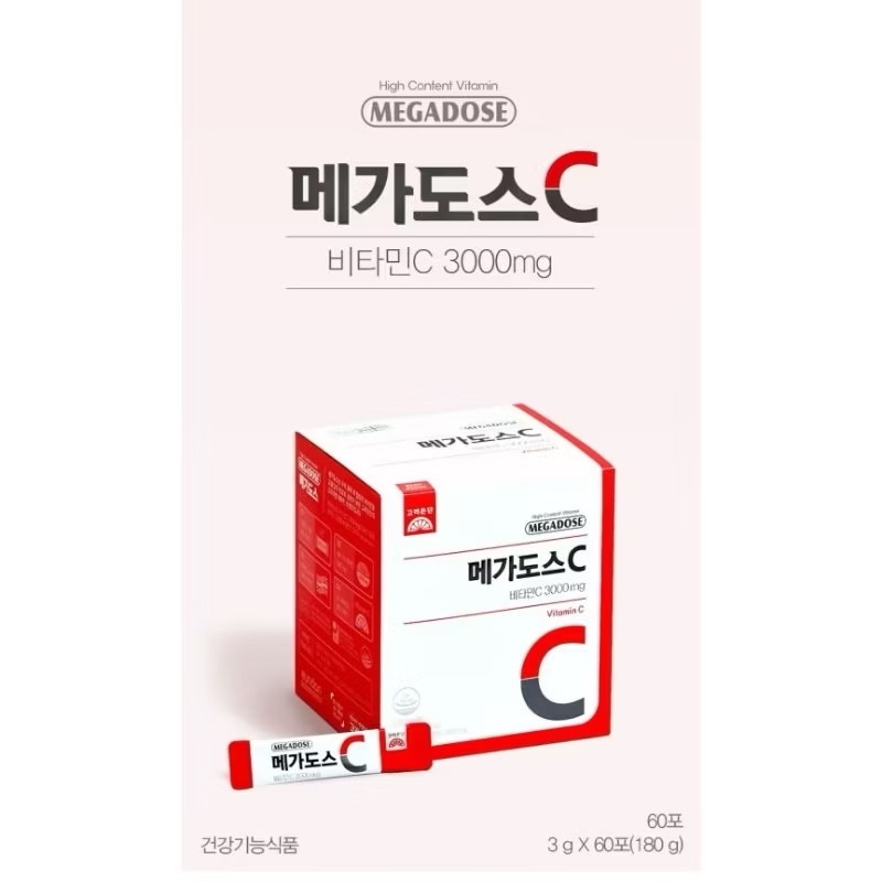 [30 sachet] Eundan Megadose Vitamin C 2000mg Korea/ Vitamin Powder