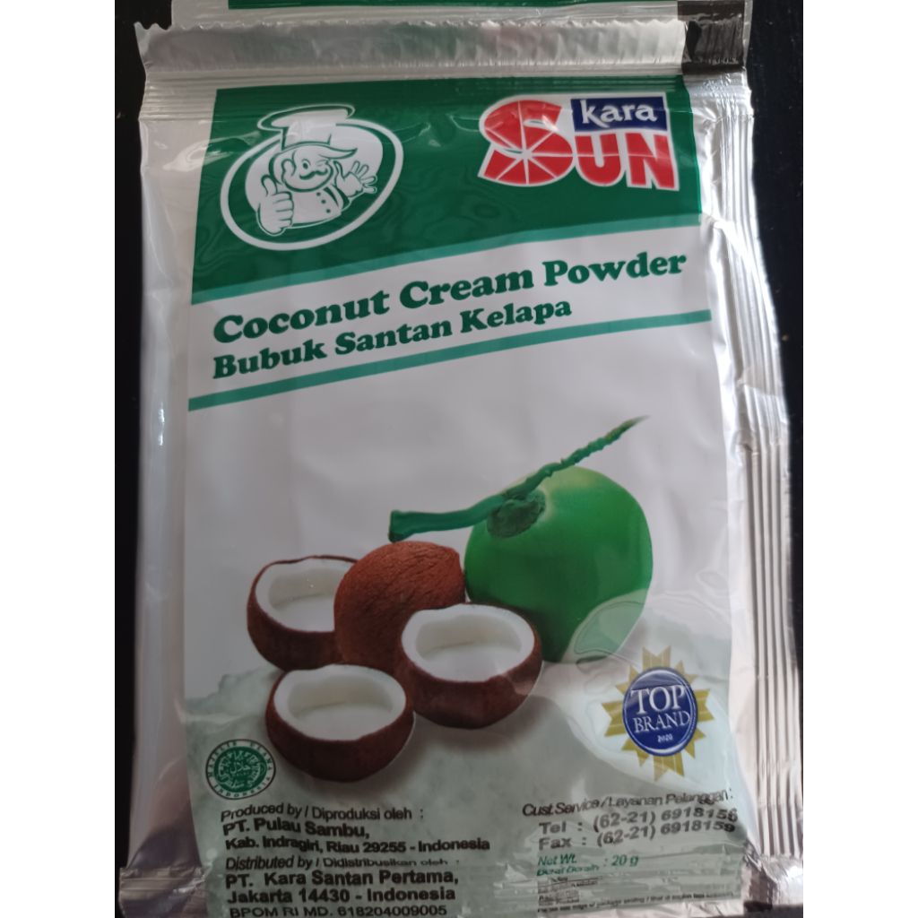 

Sun kara Bubuk santan kelapa 20 gr