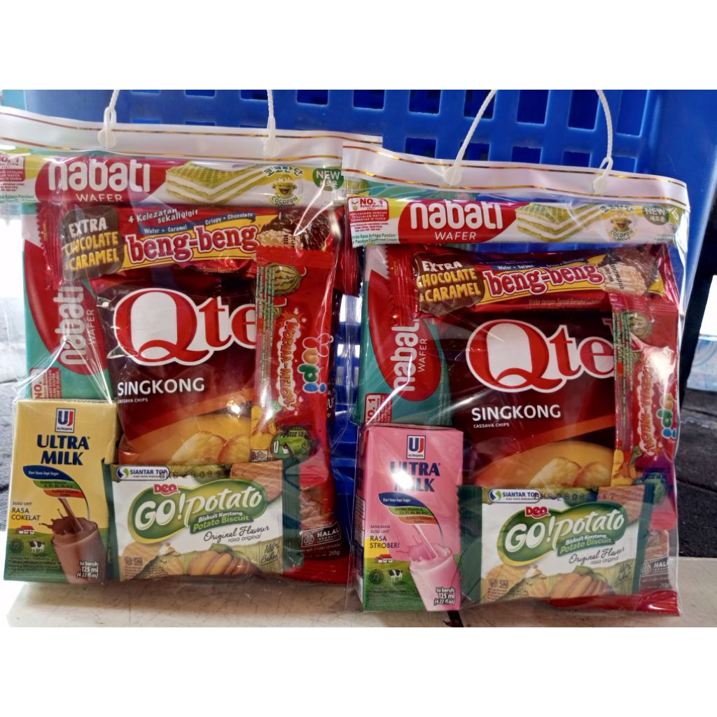 

Bingkisan Snack ultah anak /Hampers Snack Ulang Tahun Anak