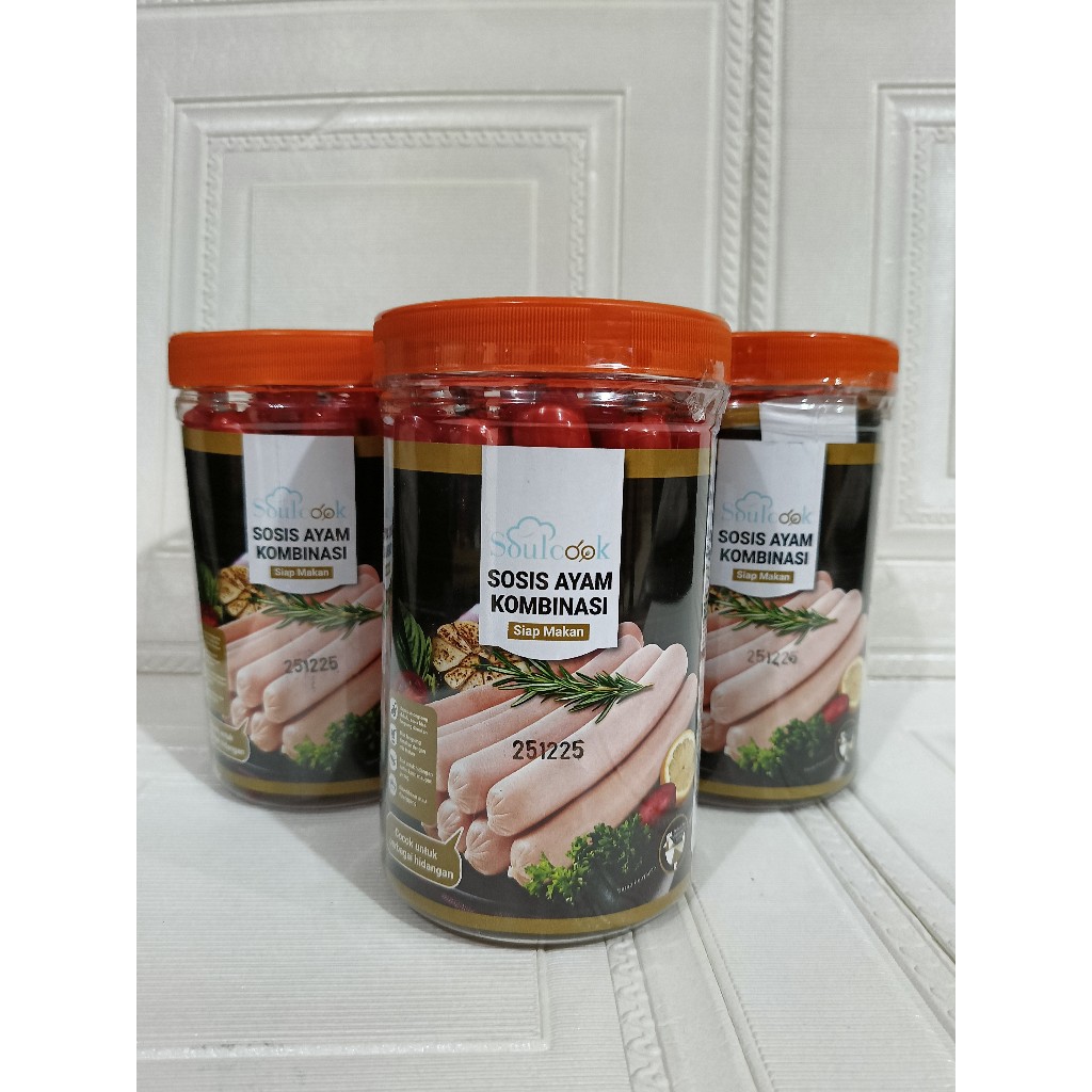 

[BPOM] Sosis Ayam Kombinasi Halal Siap Makan 630g @35g