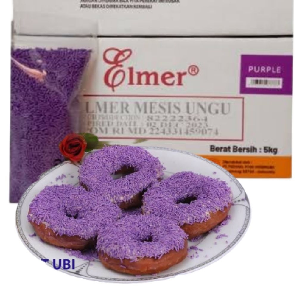 

MESES ELMER UNGU 250GRAM TABURAN TOPPING KUE DONAT ESKUL KUL
