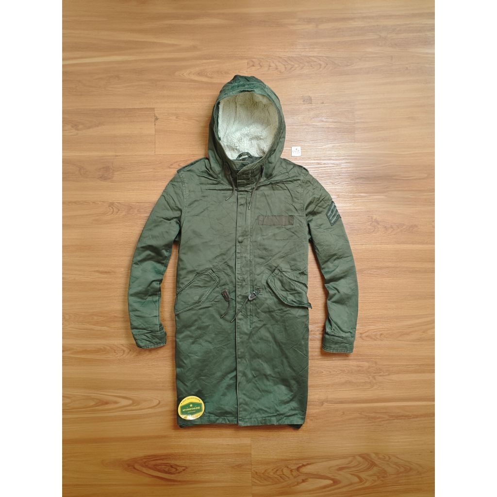 Military parka jacket