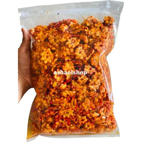 

kerupuk bintang 1kg pedas daun jeruk