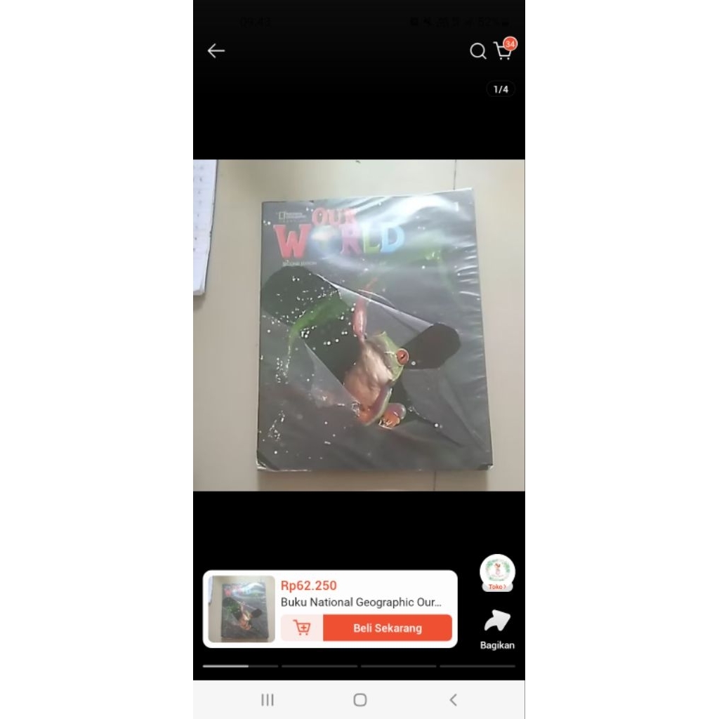 buku our world national geographic untuk kelas 1 SD