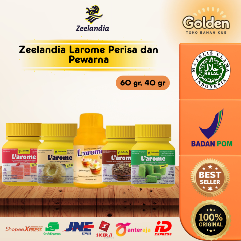 

Zeelandia Larome Perisa dan Pewarna