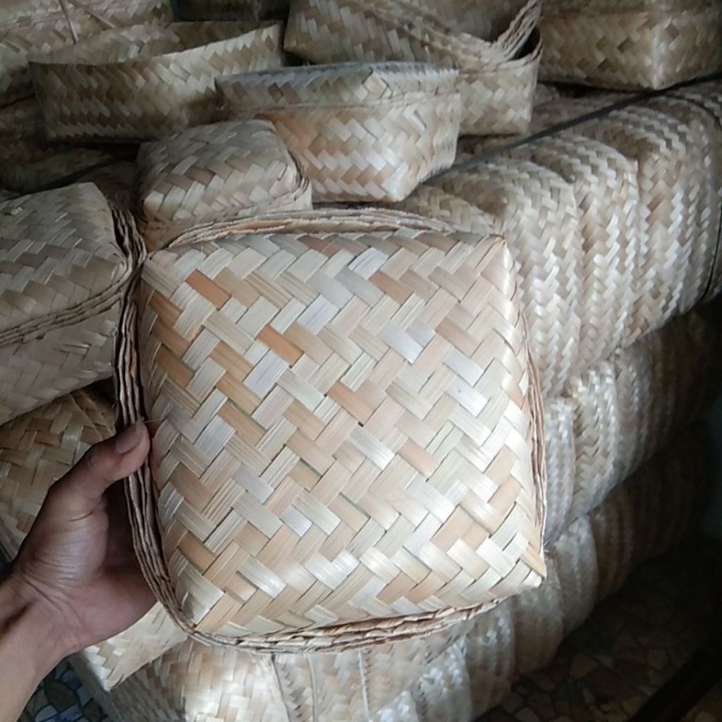 Besek Daging Besek Kurban Besek 18X18 Besek Bambu