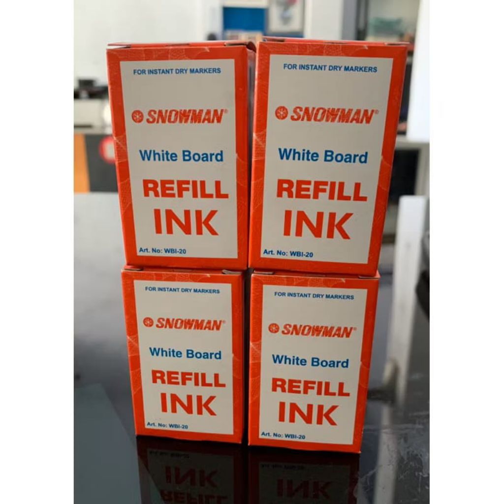 

Tinta Spidol Isi Ulang - Tinta Snowman Papan Tulis - Tinta Spidol Non Permanent/Tidak Permanent - Tinta Snowman White Board Refill Ink