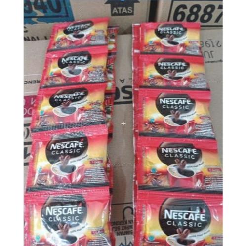 

NESCAFE Classic Black Coffee Powder Kopi Klasik Hitam Bubuk Instant 2g x 10 Sachet