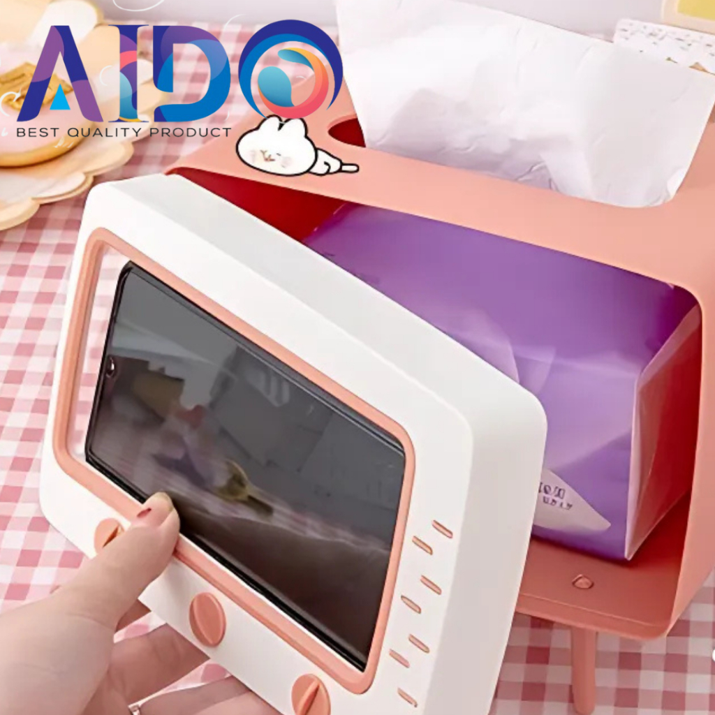 [Khusus Grosir] Kotak Tissu Model Tv Kotak Tisu Estetik Kotak Tisu Tv Grosir