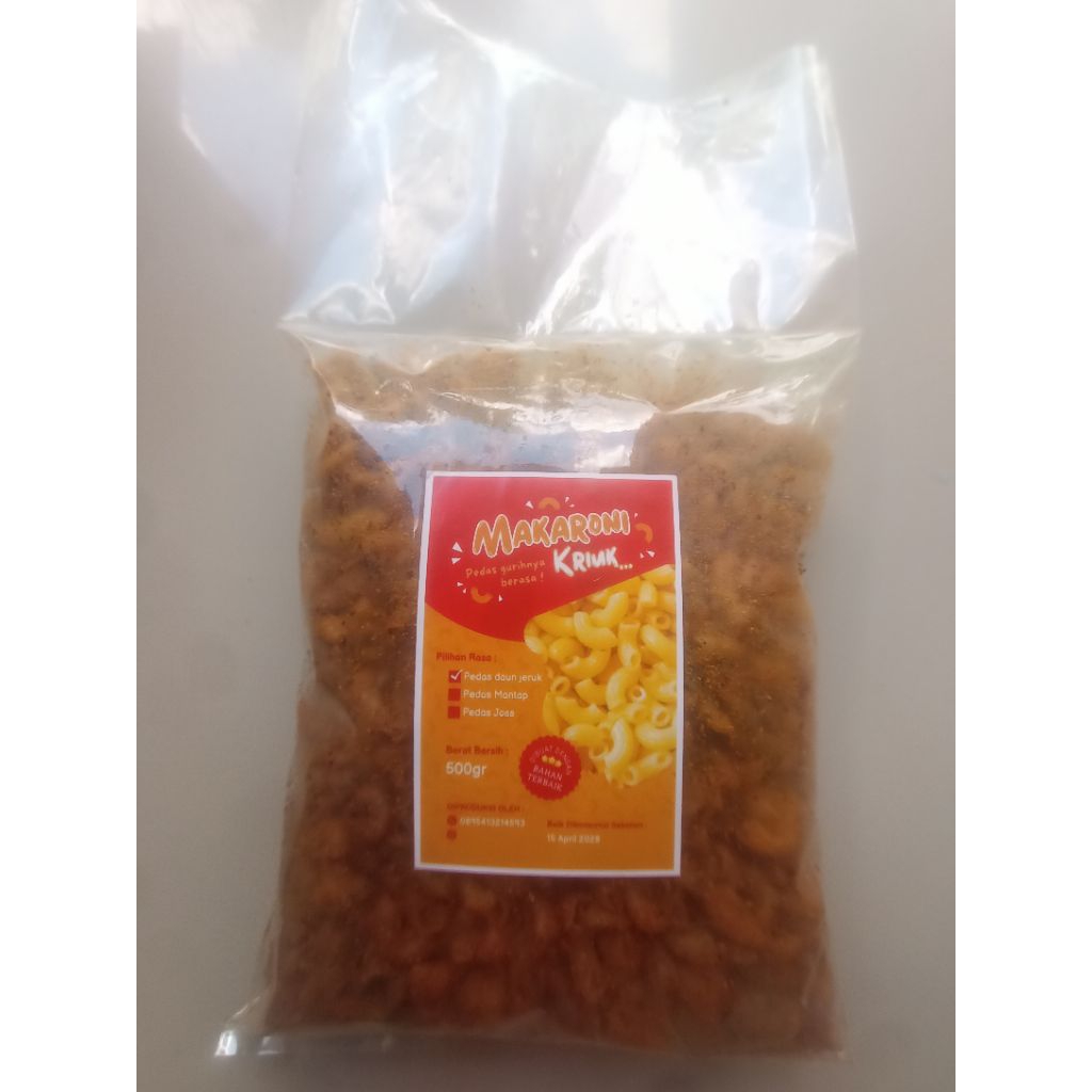 

MAKARONI/MAKARONI KRIUK/500grm/MAKARONI PEDAS