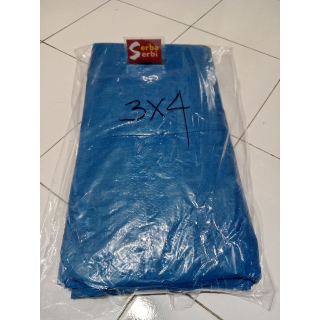 *3 X 4 A3 TERPAL*Terpal biru alas tenda jadi A3 ukuran 3x4 meter