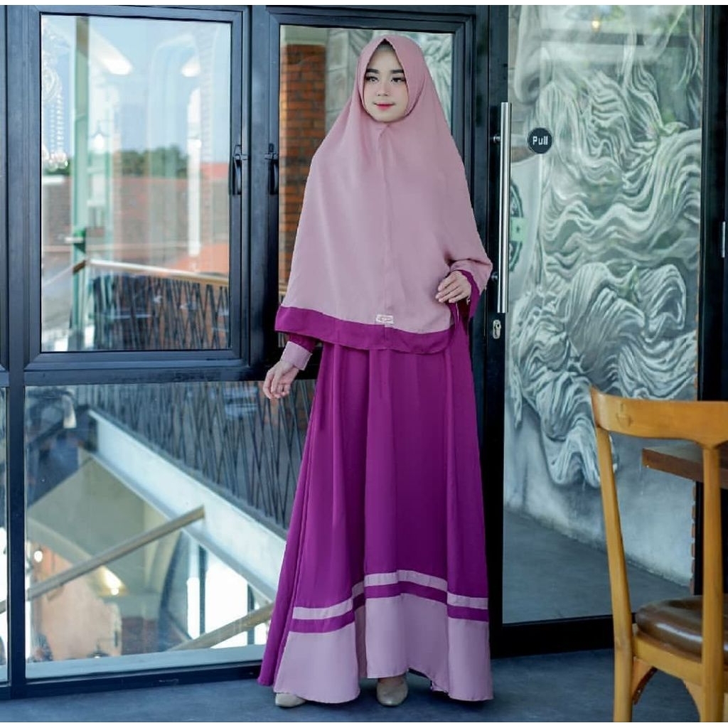 Dress Khadijah 1 set hijab