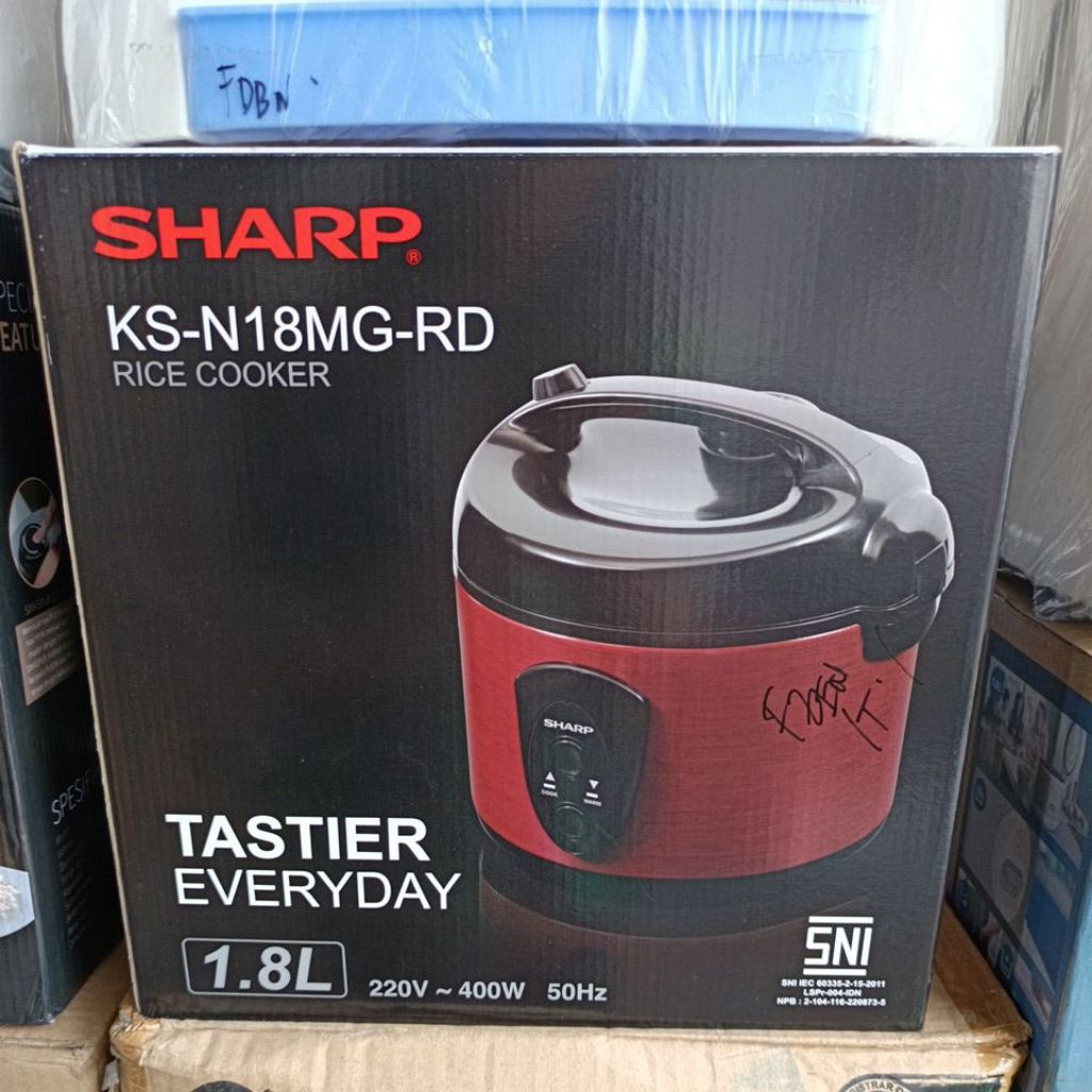 SHARP RICE COOKER KSN 18MG - MAGIC COM SHARP 1.8 LITER - MAGIC SHARP 1.8 LITER - PENANAK NASI SHARP 